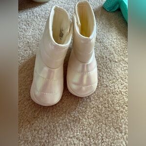 White Baby Boots